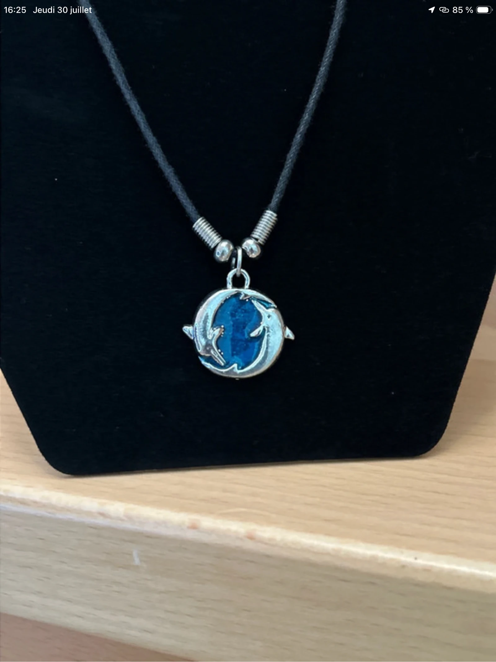 Collar y colgante de parejas de delfines 🐬 – photo 3